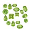 Originated from the mines in Arizona Very nice quality AA Grade Mix Shapes Fine Peridot Lot